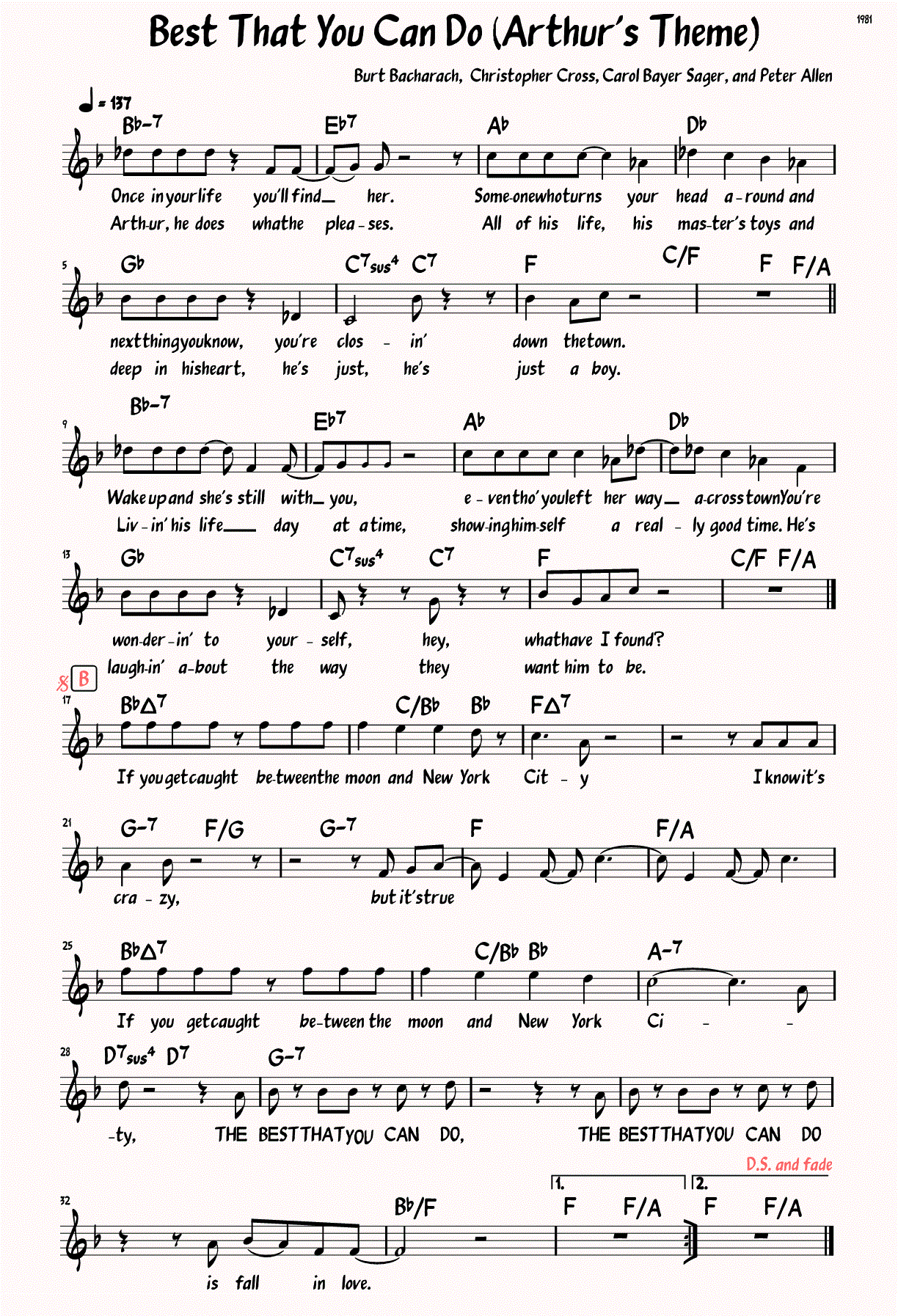 Sheet Music